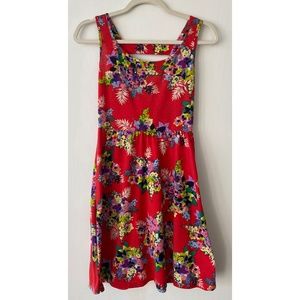 Floral Print Short Dress